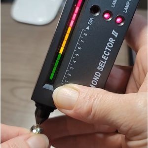 Sterling Silver 3.87 Carat Light Green Moissanite Ring